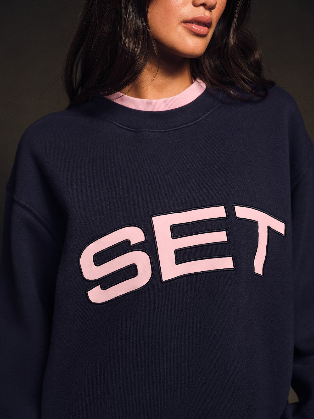 MIDWEIGHT SWEATS STAPLE SET LAYERED CREWNECK - CONFETTI | SET ACTIVE