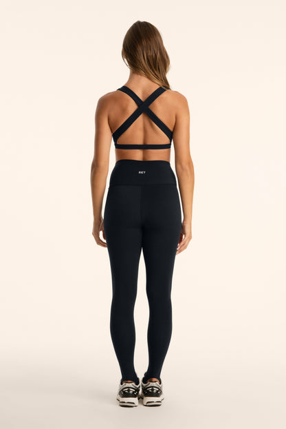 BREATHE 1.0 PARKE STIRRUP LEGGINGS - ONYX | SET ACTIVE