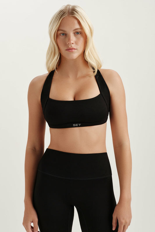 FORMCLOUD® CLOUD CROSSBACK BRA - ONYX | SET ACTIVE
